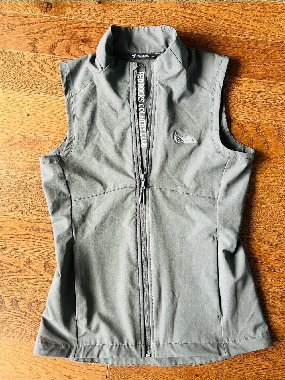 RedRocks Country Club Womens Gray Sleeveless Softshell Vest